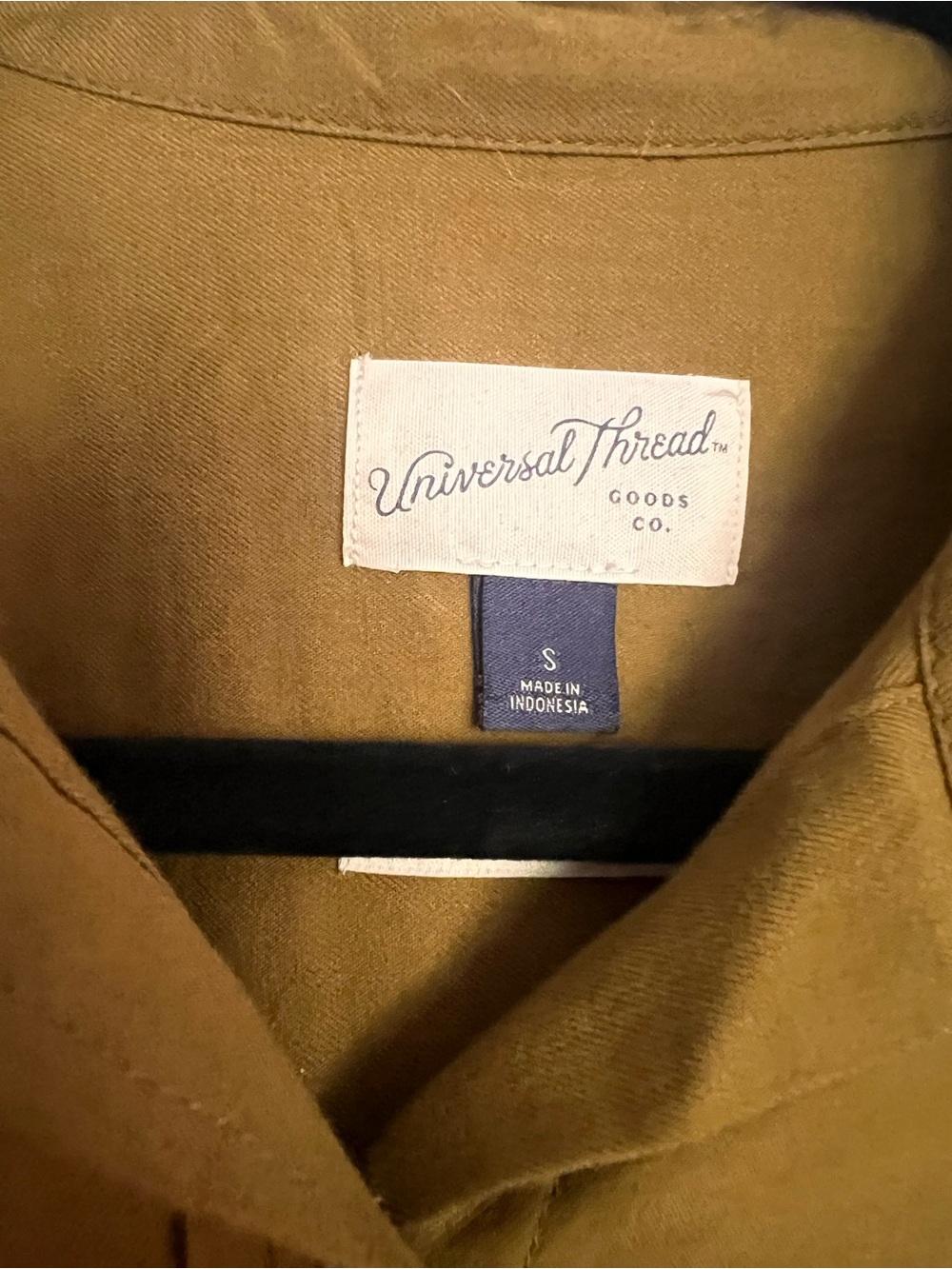 Universal Thread Olive Button-Up Shirt - Picture 2 of 4